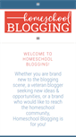 Mobile Screenshot of homeschoolblogging.com